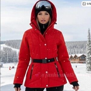 Michael Kors Red Ski Jacket